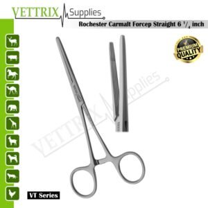 Rochester Carmalt Forceps Straight 6 1/4 inch