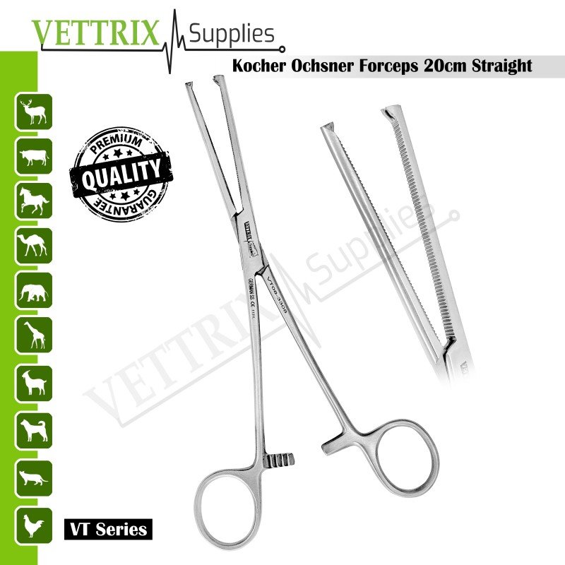 Kocher-Ochsner Forceps Straight 20 cm Kocher-Ochsner Forceps Straight 20 cm