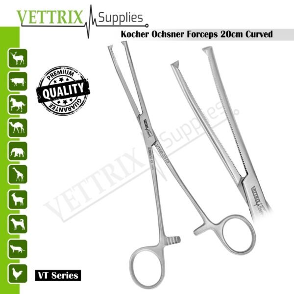 Kocher-Ochsner Forceps Curved 20 cm