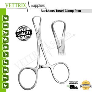 Backhaus Perforating Towel Clamp 3.5"