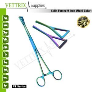 Colin Forceps 9-inch (Multi-Color)