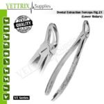 Dental Extraction Forceps Fig. 21 Lower Molars
