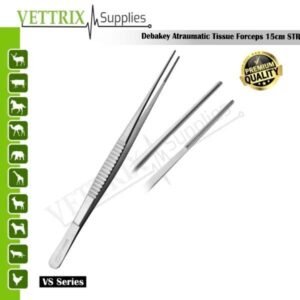 Debakey Atraumatic Tissue Forceps 15cm STR