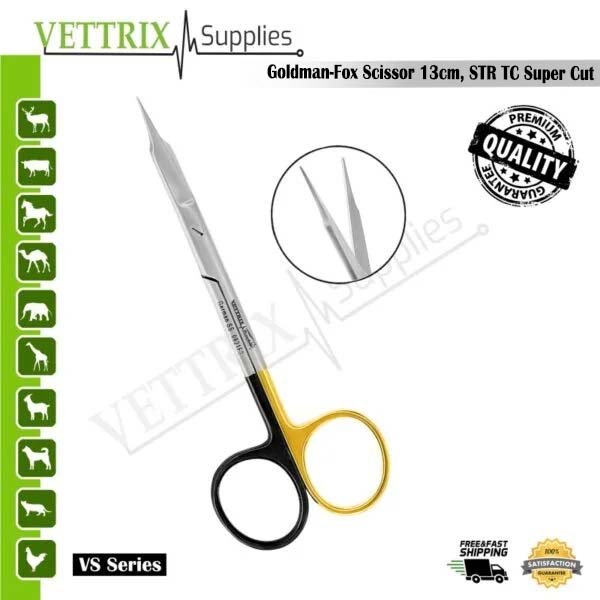 Goldman-Fox Scissor 13cm, STR TC Super Cut