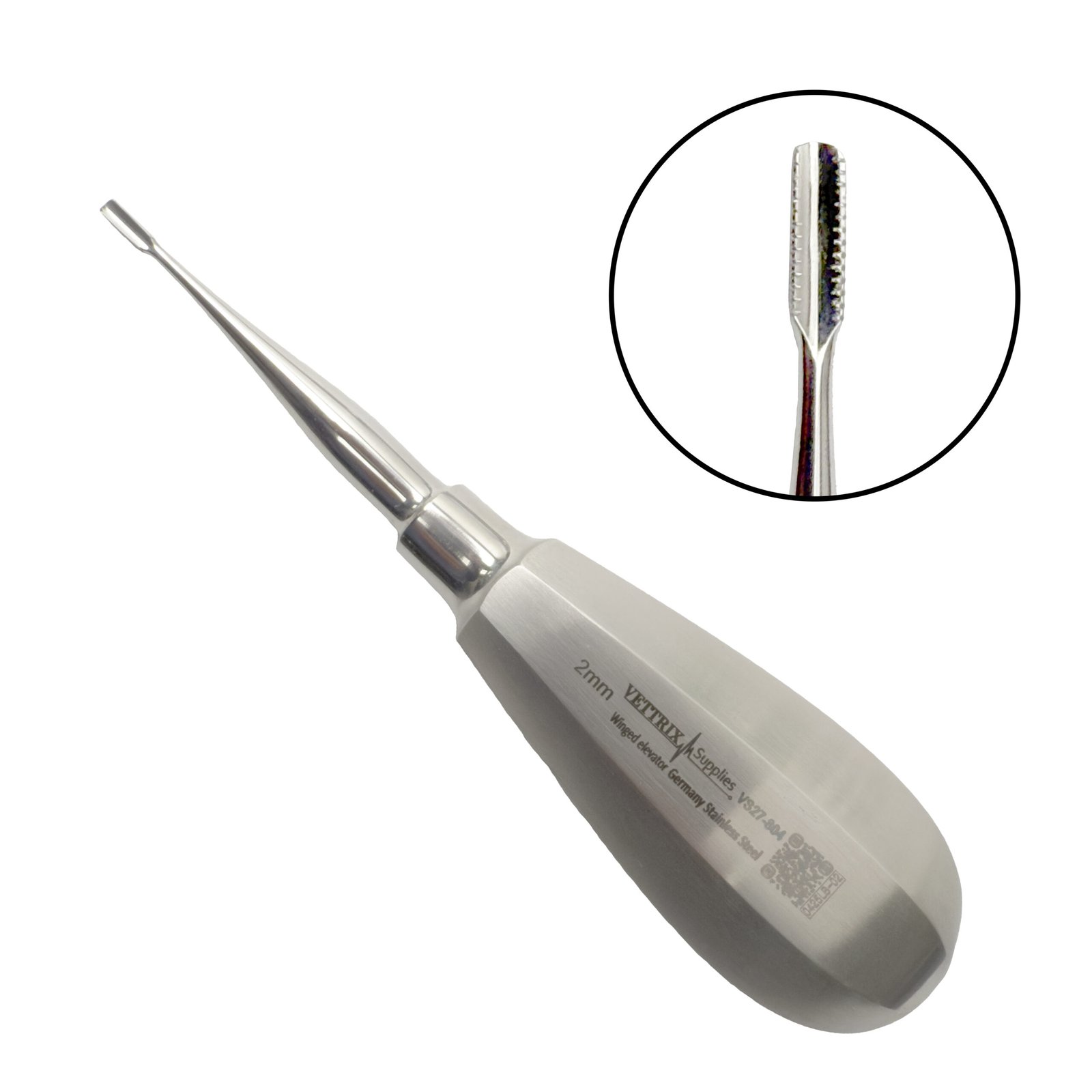 Winged Elevator Standard Handle 2mm Winged Elevator Standard Handle 2mm