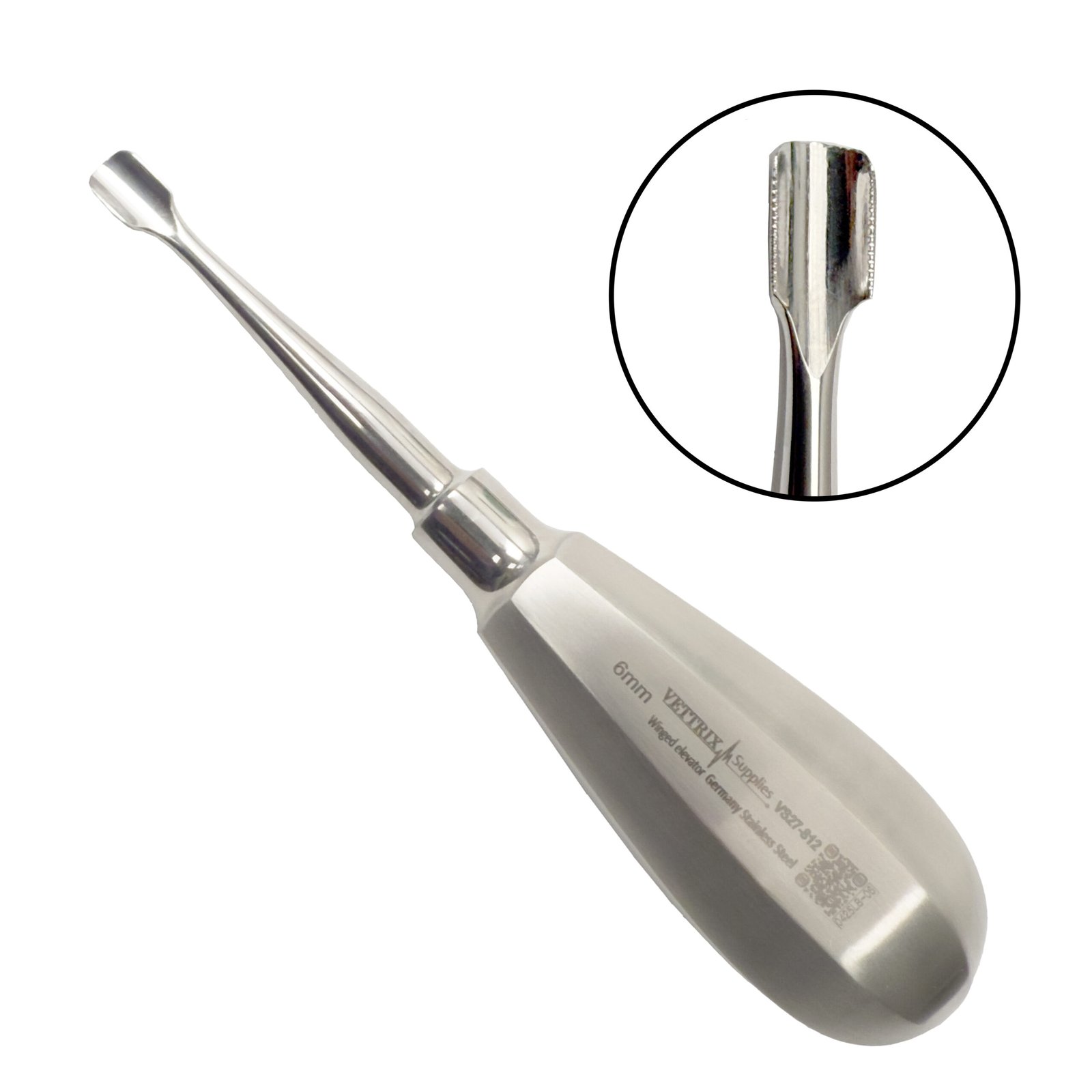 Winged Elevator Standard Handle 6mm Winged Elevator Standard Handle 6mm
