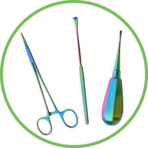 Rainbow Multicolor Coated Instruments