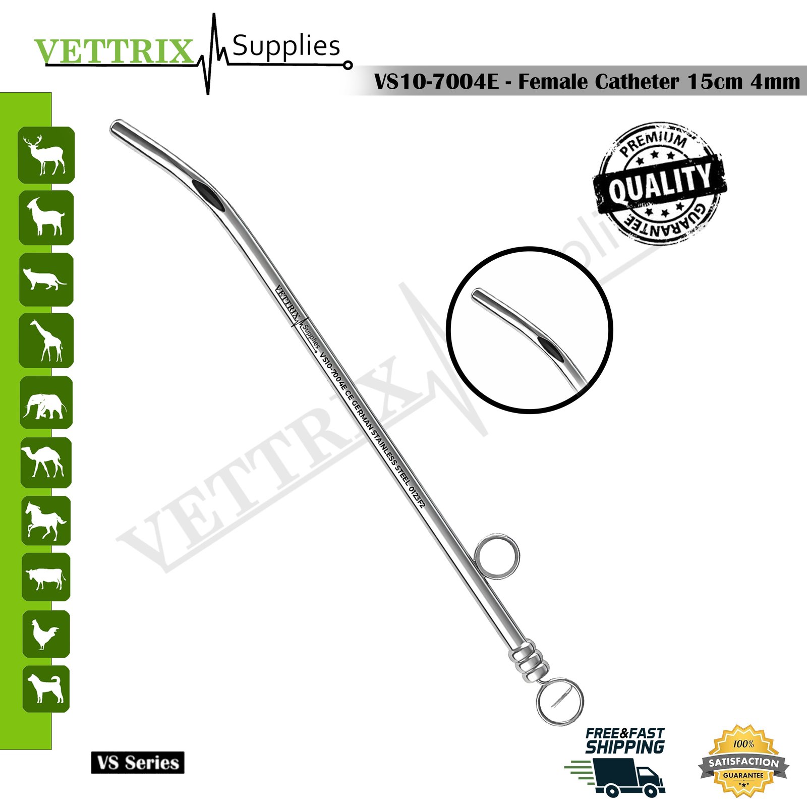 Female Catheter 15 cm 4 mm