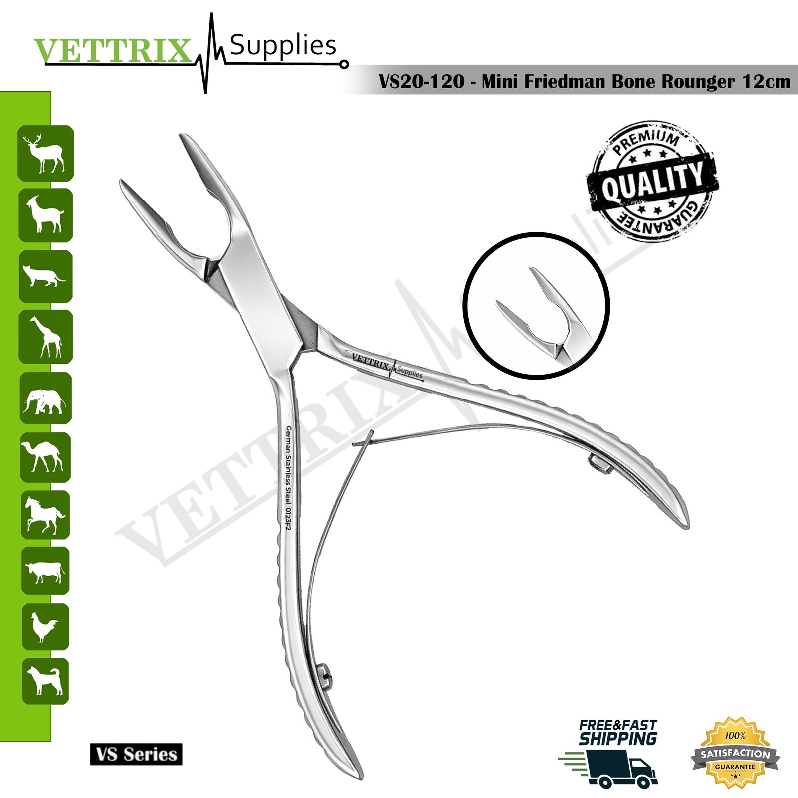 Mini Friedman Bone Rongeur 12 cm