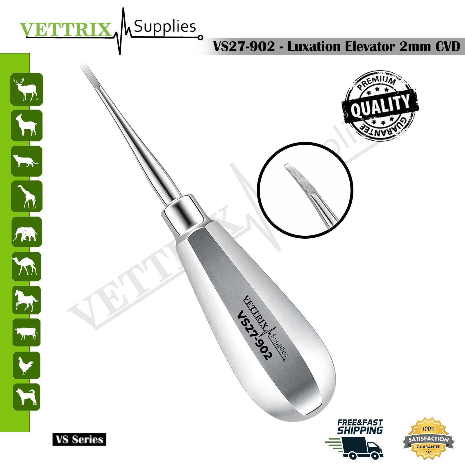 Luxation Elevator 2 mm CVD