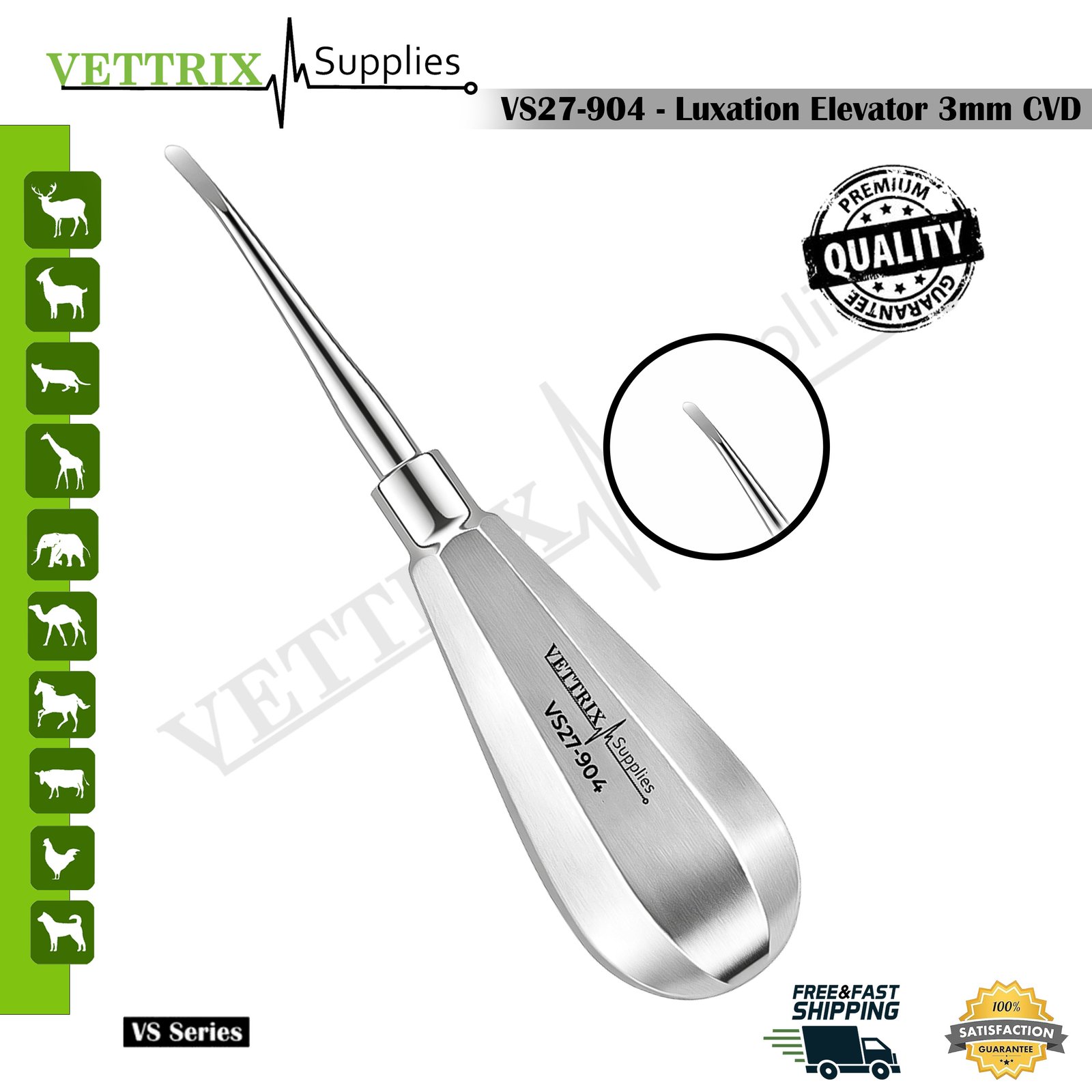 Luxation Elevator 3 mm CVD