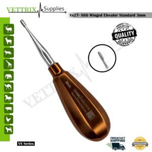 Winged Elevator Standard 3 mm veterinary dental instrument