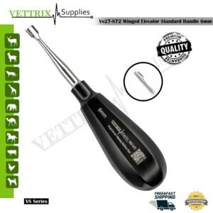 Winged Elevator Standard Handle 6 mm veterinary dental instrument