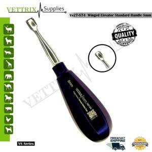 Winged Elevator Standard Handle 8 mm veterinary dental instrument