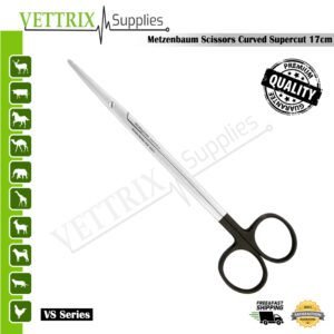Lefty-Metzenbaum Scissors Curved Supercut 17cm