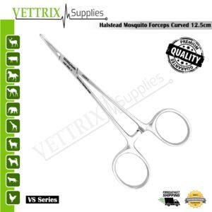 Lefty-Hemostatic Forceps Halstead Mosquito Forceps Curved 12.5cm